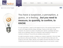 Tablet Screenshot of consultproactive.com